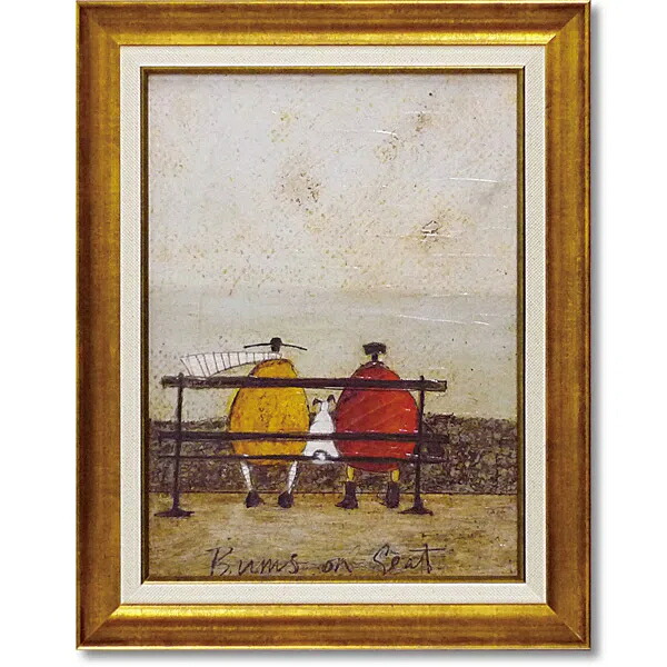 サムトフト 絵画「ひと休み」Mサイズ ゲル加工アート アートフレーム 絵画インテリア 壁掛け 模様替え 新生活 額縁 額装 額入り アートパネル アートフレーム サム トフト【レビュー特典付き】