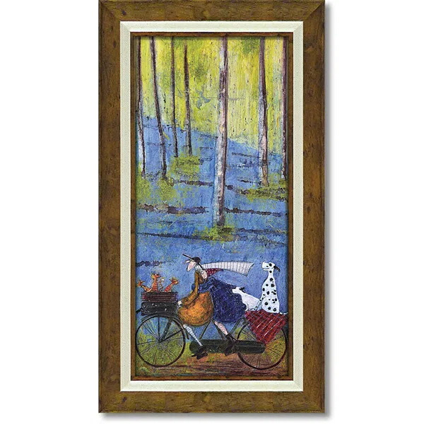 【マラソン限定クーポン】サムトフト 絵画「スプリング」Ｍサイズ ゲル加工アート アートフレーム 絵画インテリア 壁掛け 模様替え 新生活 額縁 額装 額入り アートパネル アートフレーム サム トフト【レビュー特典付き】