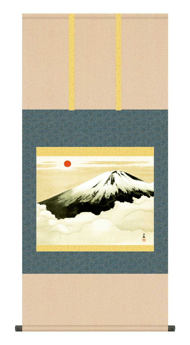 楽天市場】掛軸 モダン掛け 横山大観 「無我」 高精細工芸画＋手