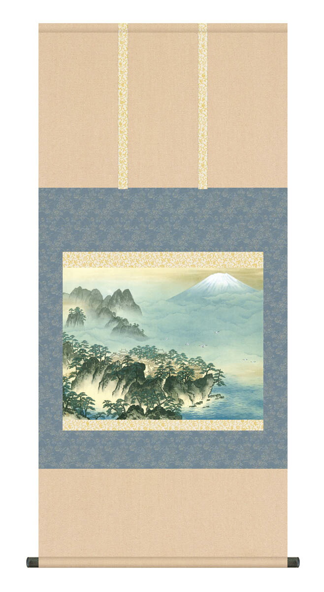 楽天市場】掛け軸 横山大観「無我」掛軸 高精彩巧芸画 プレゼント