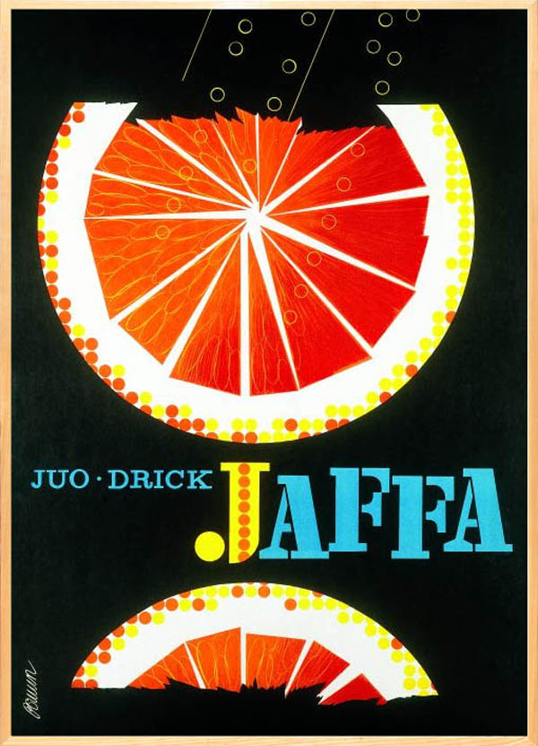 北欧 雑貨 インテリア ポスター エリック ブルーン/JAFFAポスター「オレンジ(クリアー)」アート フィンランド 絵画