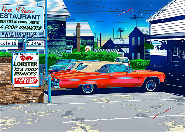 楽天市場】「 フロンティア 」□鈴木英人-版画（額装版画