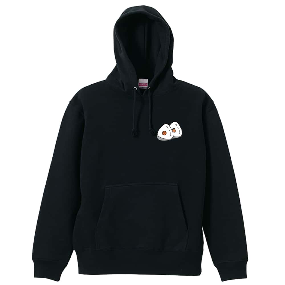 ＼10%OFFクーポン／ バスケ パーカー プルオーバー メンズ レディース ジュニア 練習着 裏パイル おもしろ 名入れ スウェット おしゃれ キッズ 大きいサイズ 文字入れ無料 「バスケットボール in おにぎり」 アートワークスコウベ 【送料無料】