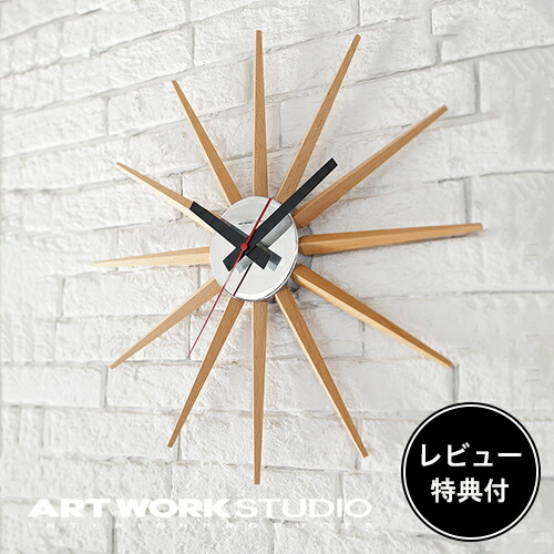【レビュー特典付】【アートワークスタジオ公式】 ARTWORKSTUDIO 壁掛け時計 TK-2074 Atras 2-clock アトラス2クロック スイーブムーブメント 電池式 直径46.5cm 木製 おしゃれ アメリカン ミッドセンチュリー|アートワークスタジオ公式