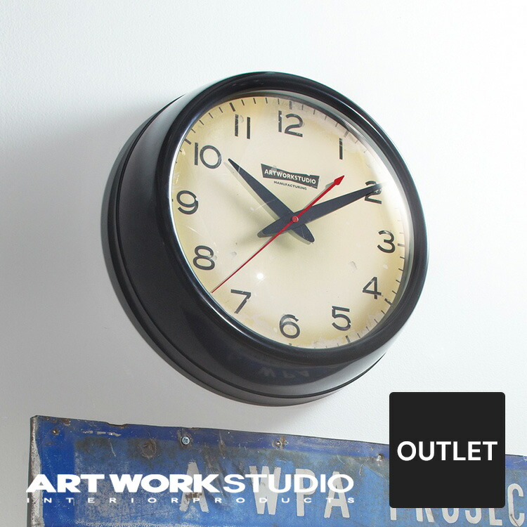 ARTWORKSTUDIO　アートワークスタジオ　掛時計　WALL CLOCK ART WORK STUDIO Terminal-wall clock / アートワークスタジオ