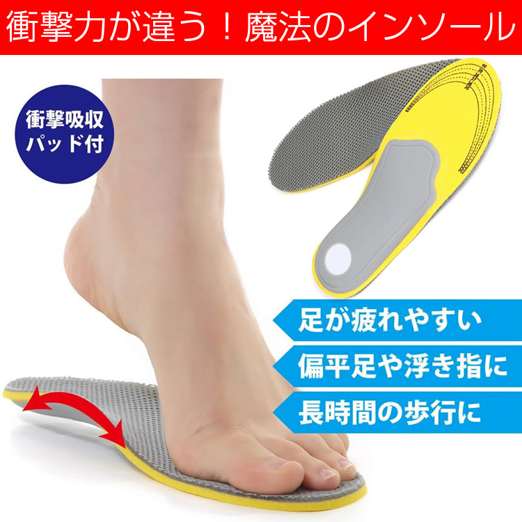 楽天市場 インソール 衝撃吸収インソール 中敷き 土踏まず かかと サイズ調整可能 アーチ設計 防臭加工 メンズ スニーカー 靴 メール便送料無料 Ym100 A52 スーツケース あるだけショップ