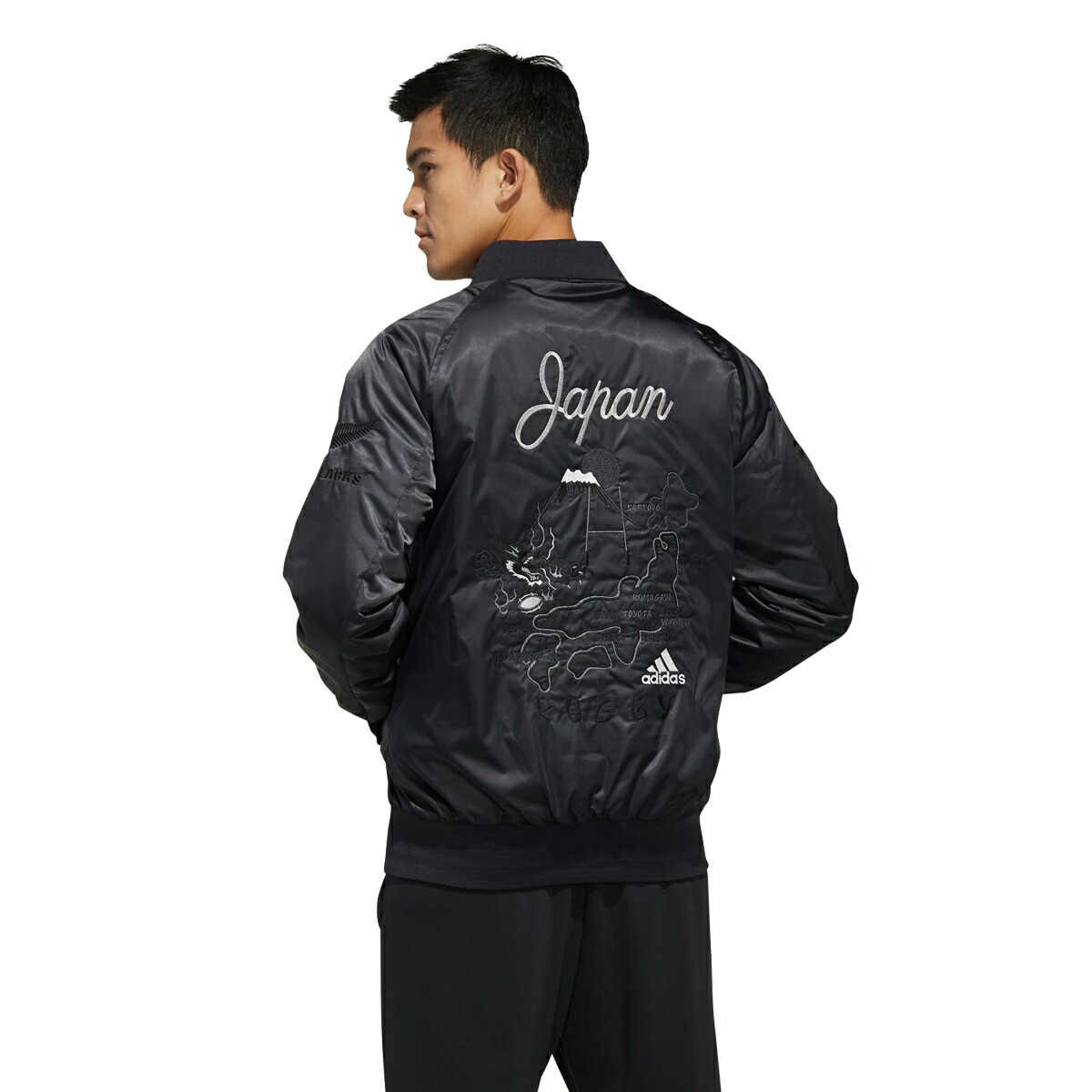 楽天市場 全品送料無料 Adidas アディダス ラグビー ワールドカップ オールブラックス 日本限定スカジャン メンズ レディース ユニフォーム アメカジ トラックトップ ジャージ セレクトショップ Number11