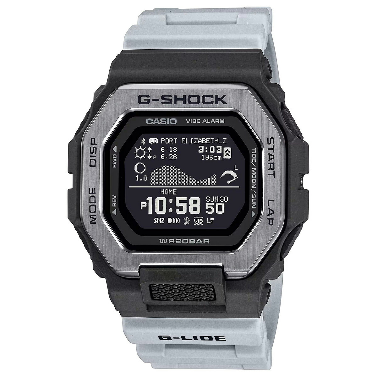 【楽天市場】CASIO カシオ G-SHOCK Gショック Bluetooth 搭載 G-LIDE GBX-100TT-8 サーフィン タイド