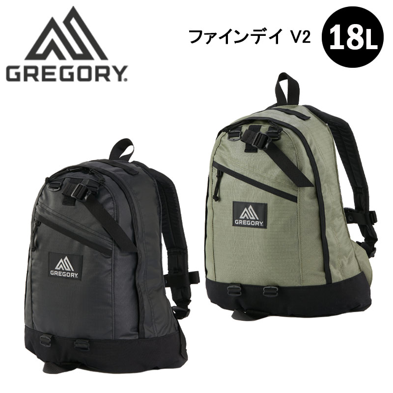 GREGORY ブラック FINE DAY グレゴリー リュック18L グレゴリー GREGORY 【日本正規品】グレゴリー クラシック