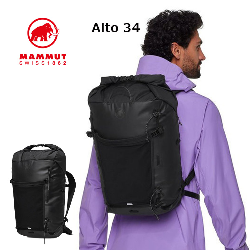 P10倍 マムート アルト 34 34L Alto 2570-00280 リュック バックパック 旅行 撥水 ロールトップ 通勤 ハイキング メンズ レディース MAMMUT 正規販売店|地球の歩き方オンラインショップ