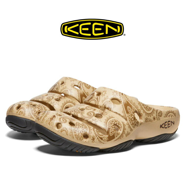 楽天市場】KEEN Yogui Arts 1027133 CAFFE LATTE PAISLEY キーン 