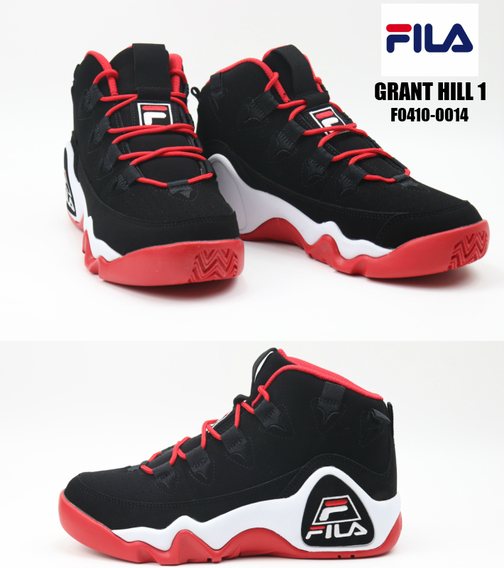 楽天市場 Fila Grant Hill1 F0410 0014 正規品 Black Red Fila フィラ