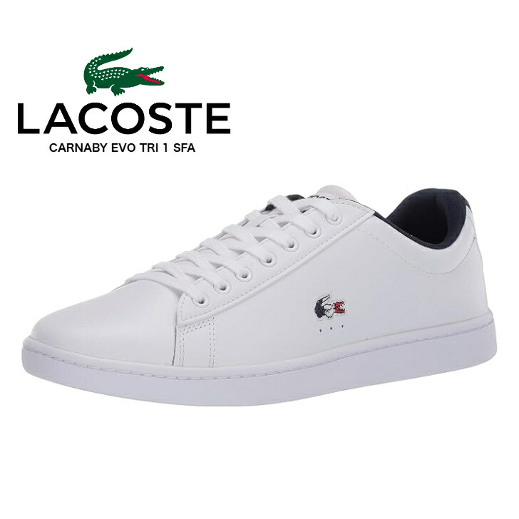 楽天市場】LACOSTE CARNABY EVO TRI 1 スニーカー シューズ レディース