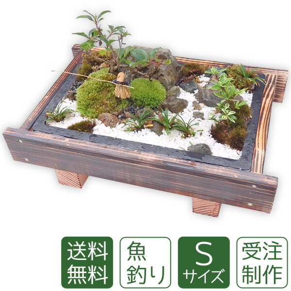 コンクリート製小型盆栽 コンクリート盆栽 (large tree black-1) 流木 オブジェ ディスプレイ