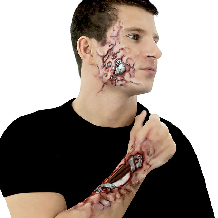 楽天市場 禁断のリストカットの特殊メイクキット Wo018 リストカット リスカ アムカ アームカット 手首の傷 傷跡 切り傷 切られた傷 重傷 死んだふり ドッキリ 特殊メイク コスプレ 学園祭 ハロウィン 仮装 パーティー 舞台 ホラー シネマシークレット Woochie