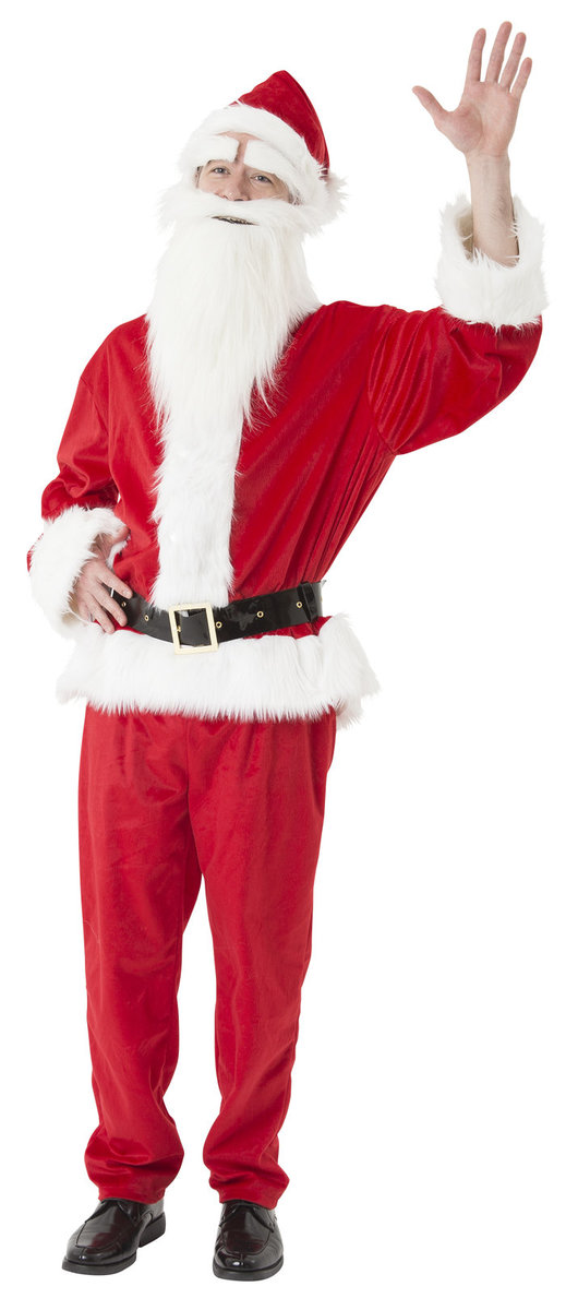 GOGOサンタさん レッド メンズ クリスマス コスプレ 男性用 衣装 Xmas コスチューム サンタクロース