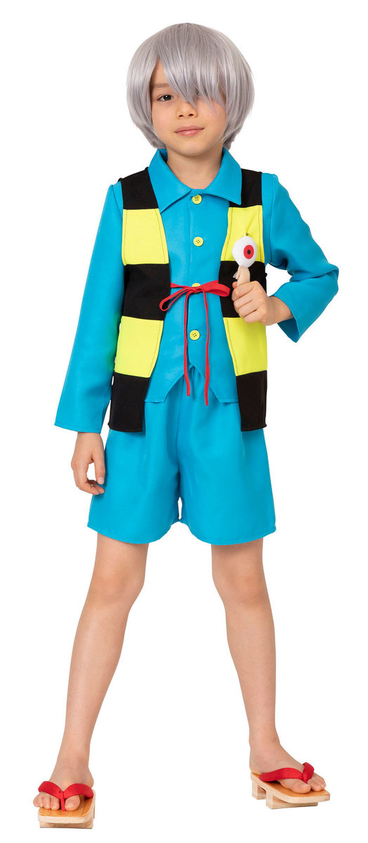 ゲゲゲの謎】コスプレ 鬼太郎の父 ゲゲ郎 コスプレ衣装＋ウィッグ フル