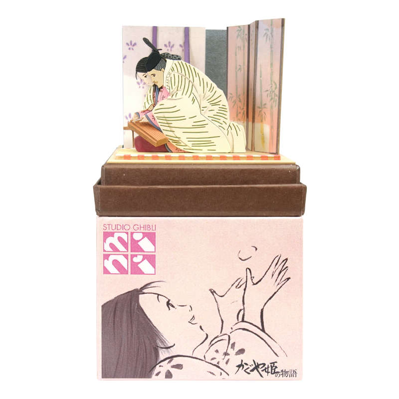 スタジオジブリmini かぐや姫の物語 御門とかぐや姫 組立キット ペーパークラフト NONスケール みにちゅあーとキット さんけい画像