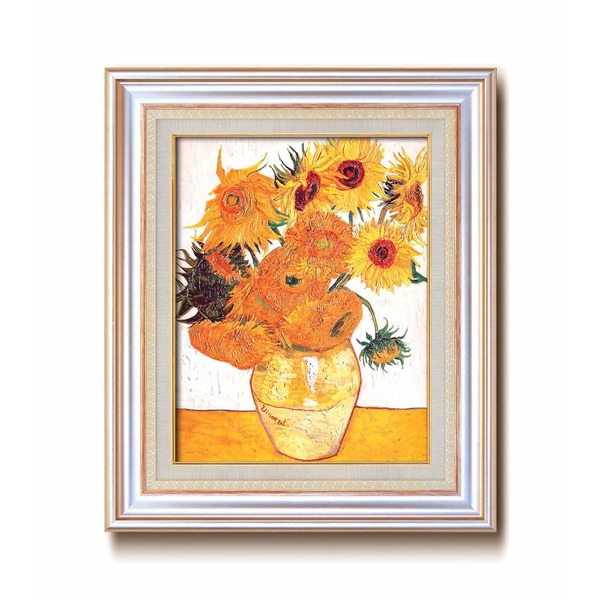 楽天市場】名画額縁/フレームセット 【F6号】 ゴッホ 「ひまわり