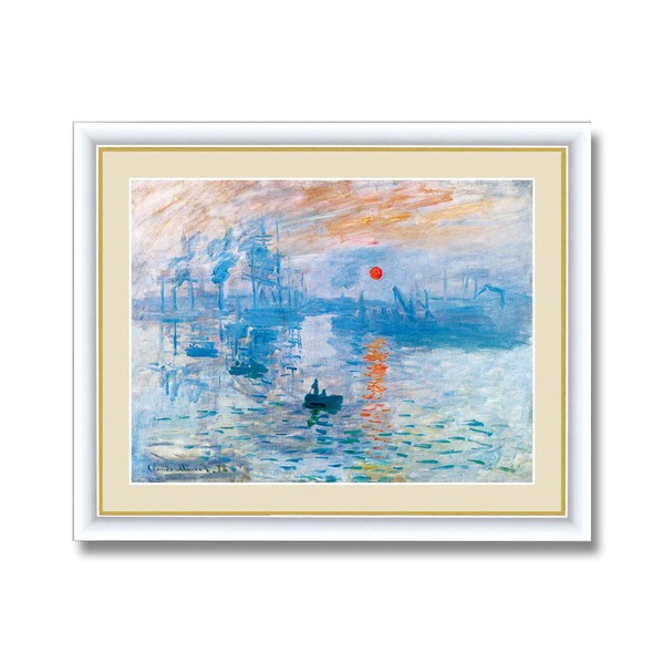 楽天市場】モネ「セーヌ川の日没」 立体複製名画 美術品