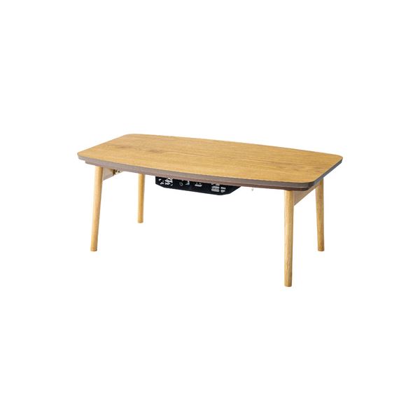 楽天市場】こたつ 約幅90cm ブラウン 天然木 ラバーウッド こたつ