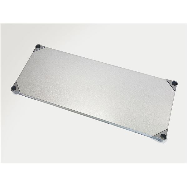 プロフェイス ガルバリウムシェルフ 棚板 35&times;90cm 1段 棚1枚 単品 スチール クロームメッキ 日本製 部品 パーツ｜arupi