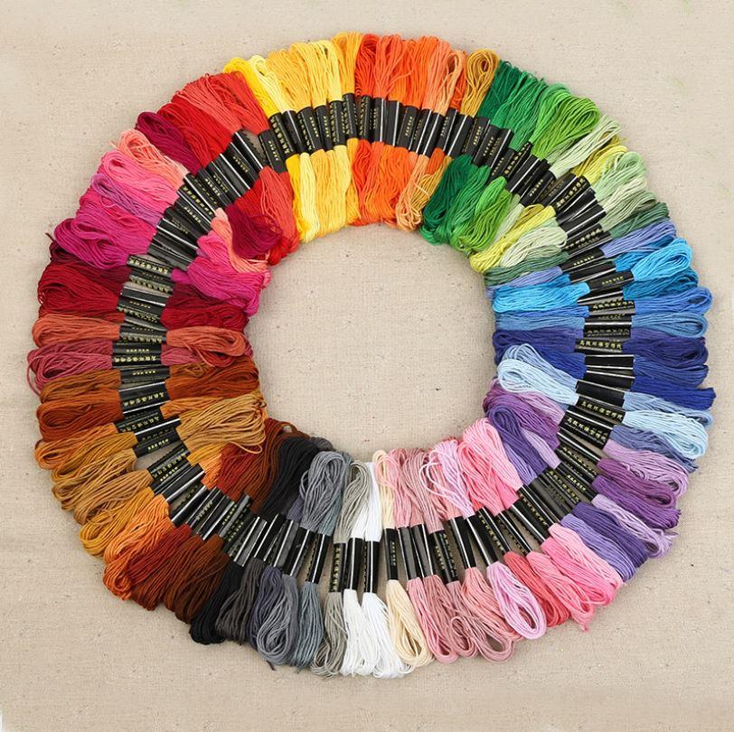 【楽天市場】刺繍糸 100束 セット クロスステッチ アクセサリー ハンドメイド 刺しゅう糸 パッチワーク:アルセナ