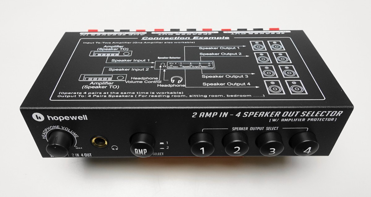 楽天市場】SPK-S スピーカーセレクター 2系統のスピーカー信号を切替