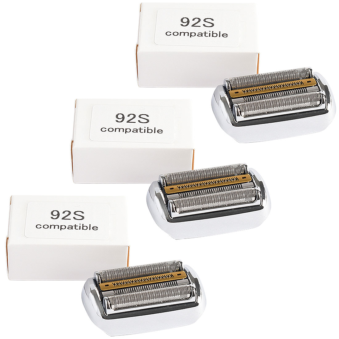 【3本セット】 ブラウン シリーズ9用 替刃 シルバー F/C92S 対応 互換シェーバー替刃 (互換品)|歩人 web店