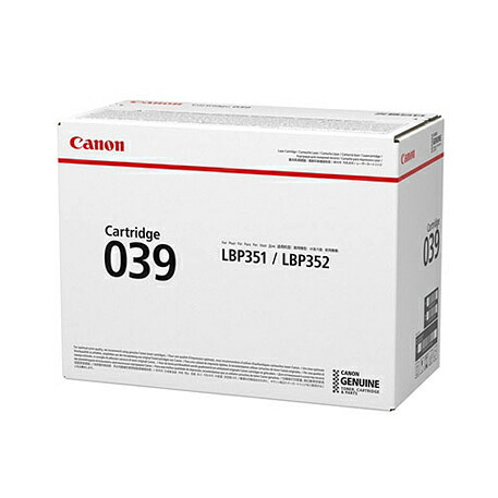 CANON/加農砲 CRG-039/CRG039 トナーカートリッジ039 製造会社純然たる品 【沖縄・離島 お届け不可】