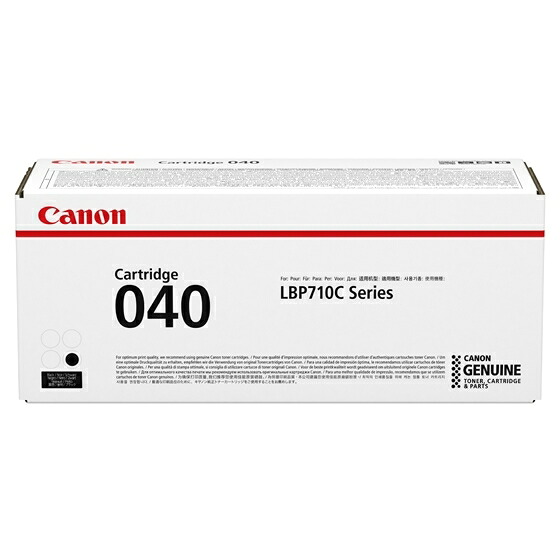 CANON/キャノン CRG-040BLK/CRG040BLK トナーカートリッジ040 ブラック メーカー純正品 【沖縄・離島 お届け不可】|歩人 web店