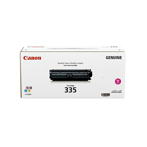 CANON/加農砲 CRG-335MAG/CRG335MAG トナーカートリッジ335 マゼンタ 製造業者完全無欠品 【沖縄・離島 お届け不可】