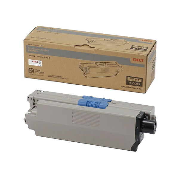OKI/沖資料 TC-C4AK1 / TCC4AK1 トナーカートリッジ 黒いこと 製造会社純然たる品 【沖縄・離島 お届け不可】