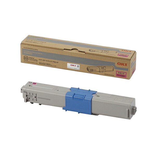 OKI/沖資料 TC-C4AM1 / TCC4AM1 トナーカートリッジ マゼンタ 製造業者完全無欠品 【沖縄・離島 お届け不可】