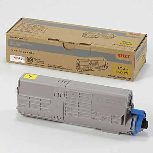 OKI/沖資料 TC-C4BY1/TCC4BY1 トナーカートリッジ 黄色 製造業者完全無欠品 【沖縄・離島 お届け不可】