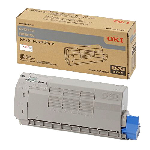 OKI/沖データ TC-C4CK1 / TCC4CK1 トナーカートリッジ ブラック メーカー純正品 【沖縄・離島 お届け不可】