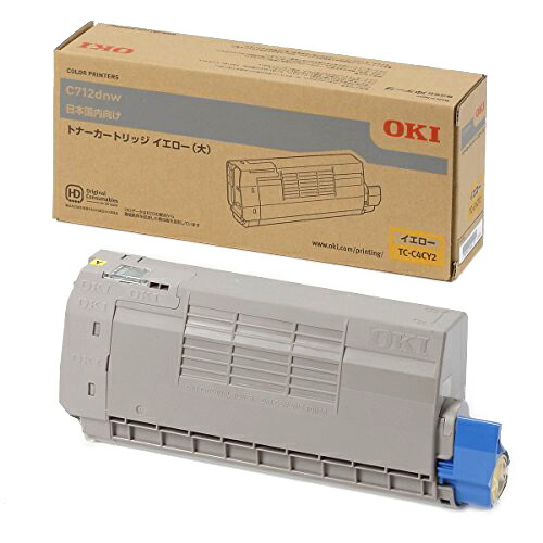 OKI/沖データ TC-C4CY2 / TCC4CY2 トナーカートリッジ イエロー（大） メーカー純正品 【沖縄・離島 お届け不可】