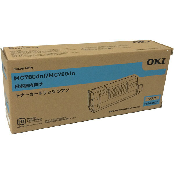 OKI/沖データ TNR-C4RC2 / TNRC4RC2 トナーカートリッジ シアン メーカー純正品 【沖縄・離島 お届け不可】