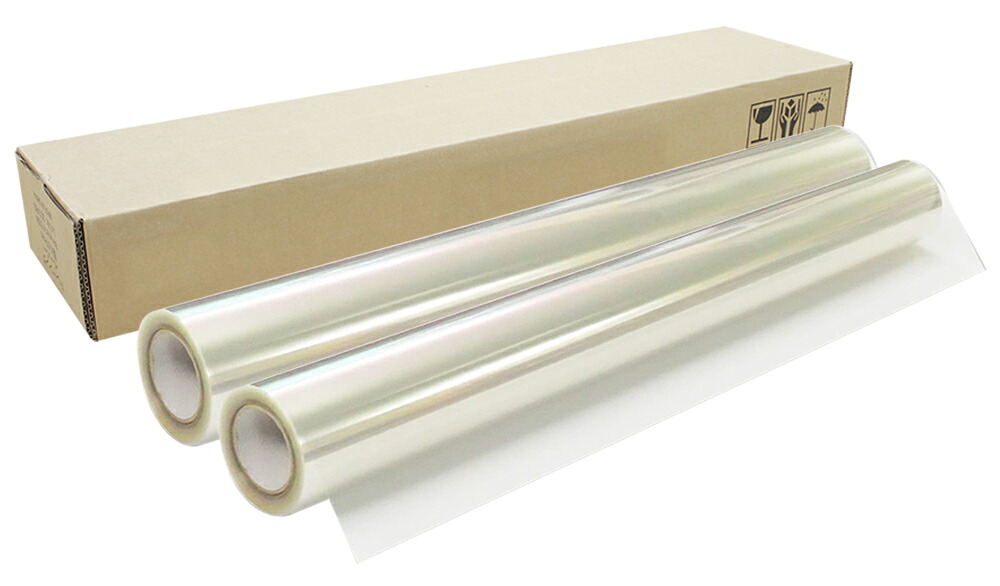 【2本セット】インクジェットロール 透明フィルム 幅1118mm(B0ノビ)&times;長さ30m 厚0.12mm プロッター用紙 大判ロール紙 大判インクジェット用紙 大判プリンター 大判印刷 ポスター印刷【代引き不可】【沖縄・離島 お届け不可】｜歩人　web店 30,388円