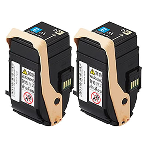 FUJIXEROX/富士ゼロックス 【2本セット】CT202456 トナーカートリッジ シアン（C） メーカー純正品 【沖縄・離島 お届け不可】
