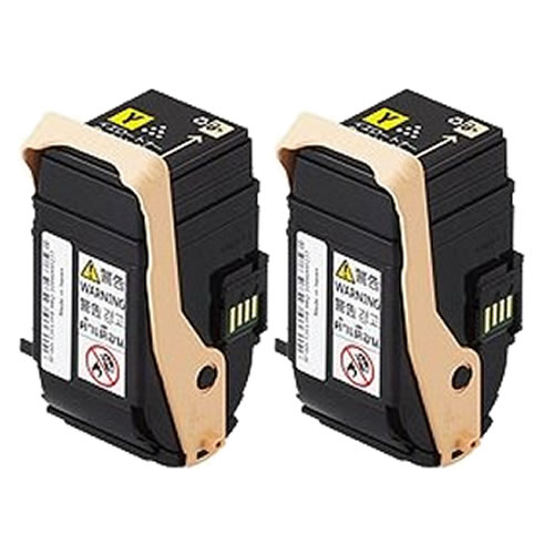 FUJIXEROX/富士ゼロックス 【2本セット】CT202458 トナーカートリッジ イエロー（Y） メーカー純正品 【沖縄・離島 お届け不可】