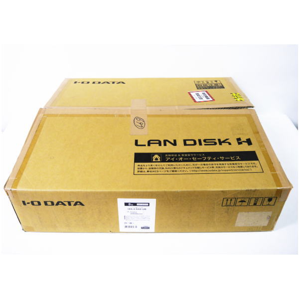 [新品] I-O DATA アイ・オー・データ LAN DISK H [8TB搭載 /4ベイ /128台(10GbE)] ラックマウント Linux OS搭載 法人向けNAS HDL4-HA8-UB