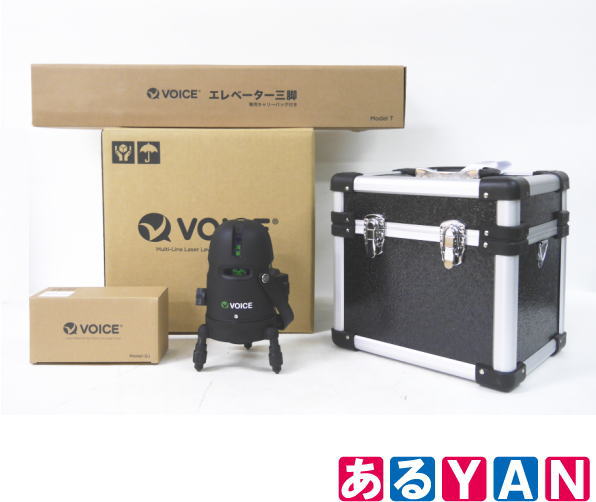 [新品] VOICE グリーンレーザー墨出し器 Model-G8 G8 フルライン(本体+三脚+受光器セット)｜あるＹＡＮ