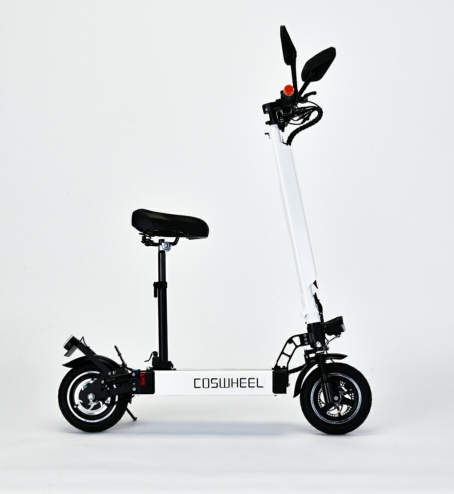 楽天市場 公道仕様 電動キックボード 電動キックスケーター 公道走行可coswheel Ev Scooter 2way乗りevスクーター 折りたたみ式 電動バイク サドル椅子付き アルザン問屋in楽天市場店