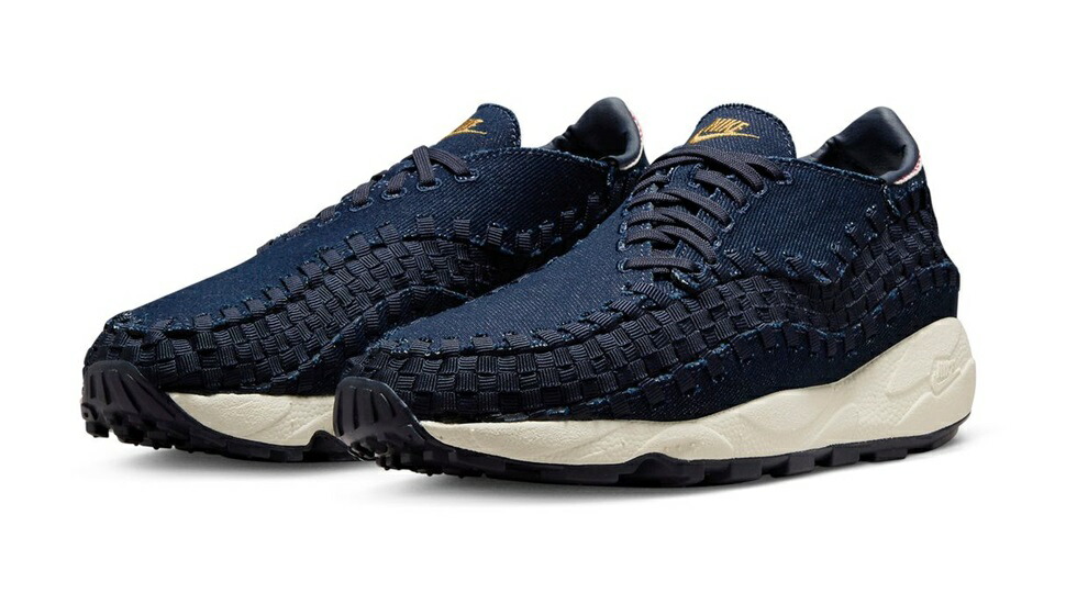 新品NIKEレディーススニーカーエアフットスケープウーブンネイビー紺22ナイキ 7/4・7/5発売｜Nike WMNS Air Footscape Woven 2colors｜抽選