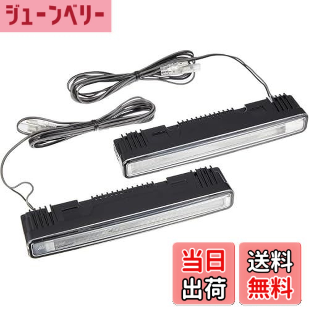 【送料無料】IPF デイランプ LED 車用 面発光 400cd/100cd 6000K ホワイト 12V用 2個入 車検対応 国内モード・海外モード搭載 極薄ボディ ML-06