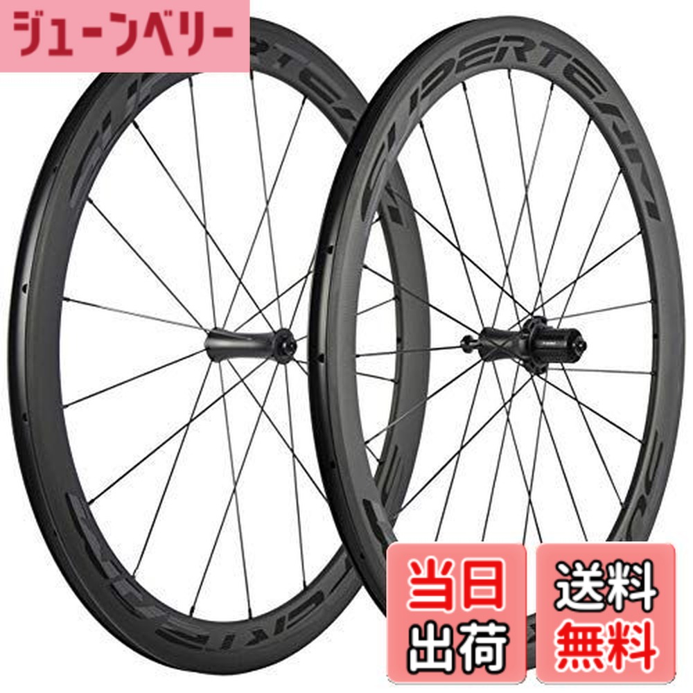 【送料無料】ウィンドブレーバイク SUPERTEAM 700C 50mm ロードバイク ーホイールセット 23mm クリンチャホイール R7 ハブ (透明な)
