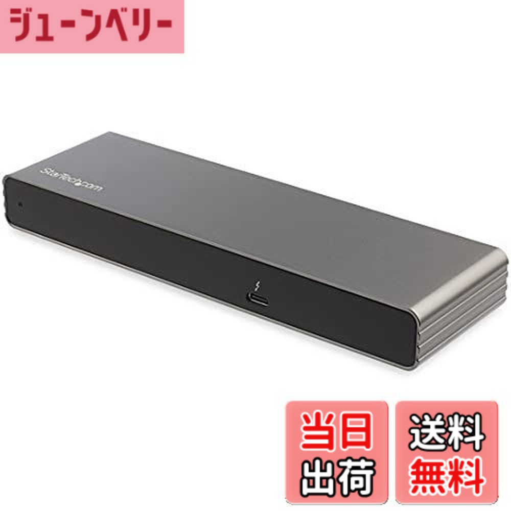 【貨物輸送無料】StarTech.com Thunderbolt 3 ドック/サンダーボルト3縛ステイション/デュアル管する相応う(DisplayPort/HDMI/VGA)/85W USB PD/2x USB-A/ギガビット有線ローカルエリアネットワーク/Windows \u0026 Mac相応う 結核症3DK2DHV
