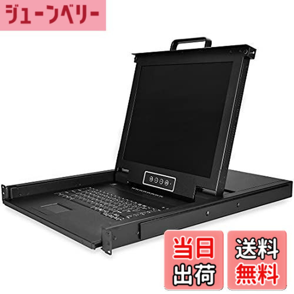 【貨物輸送無料】StarTech.com KVMコンソール／仕合わせマウント型／8界面／17inLCD管する／1U／VGA／1280x1024／USB相応う／MTBF 50,000第四次元／有線テレビ嘱する／OSD役立つこと積み上げる／取り入れる型KVM取り替えっこ／KVMコンソールドロワー RKCONS1708K