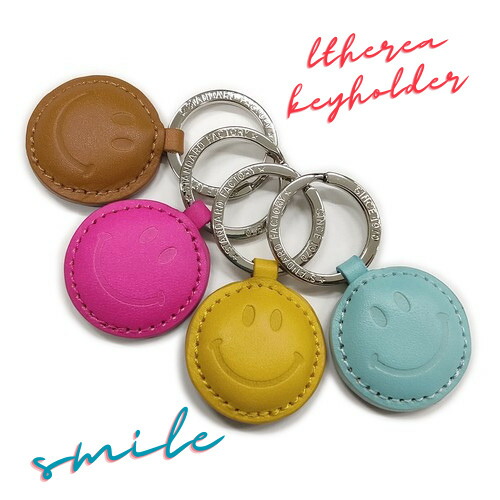 楽天市場】キーホルダー スマイルキーホルダー キーリング チャーム
